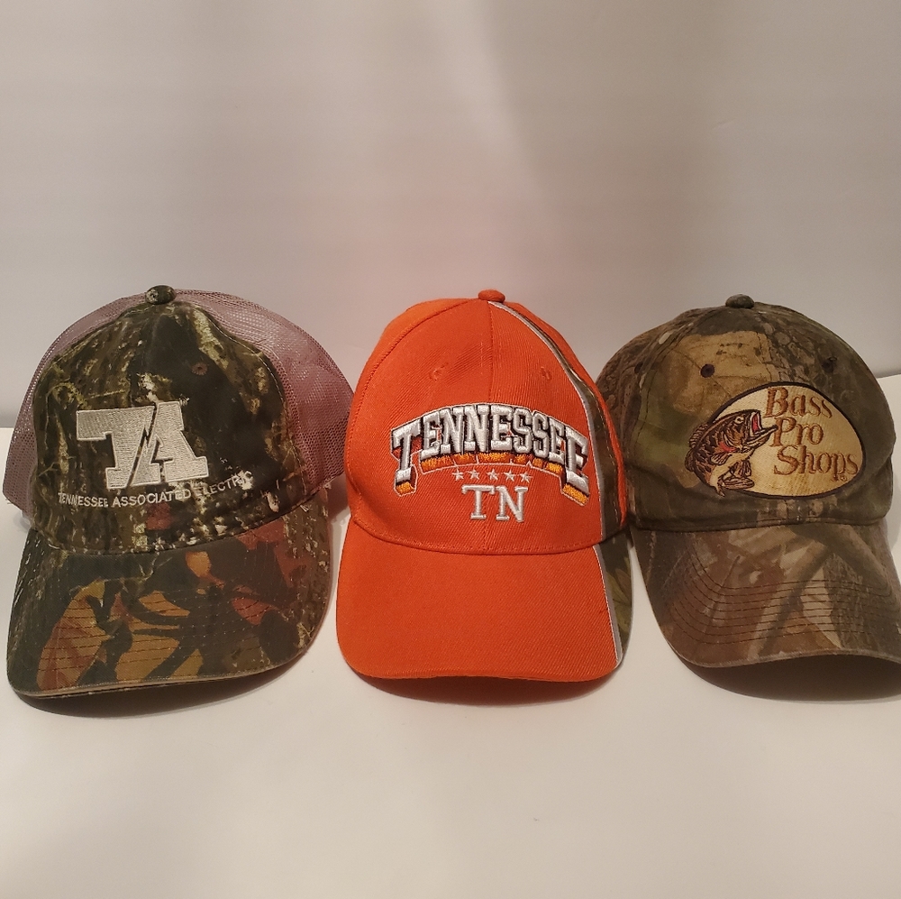 tennessee hunting fishing combo 3 hat pack C2